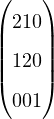 (    )
| 210|
||    ||
|( 120|)
  001